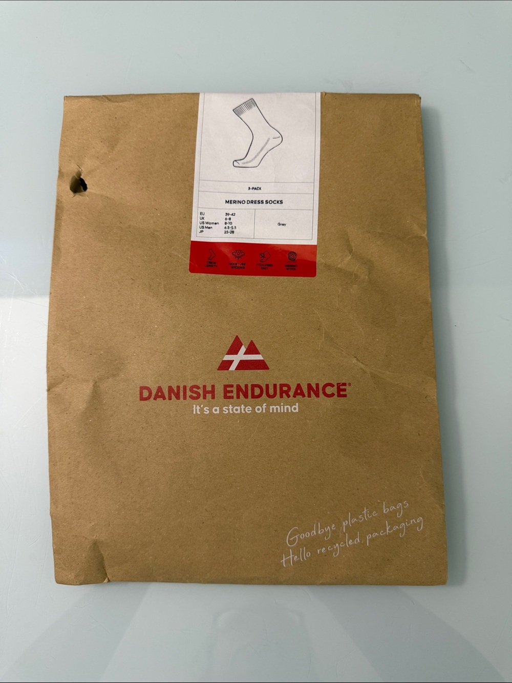 NWT Danish Endurance Merino Wool Dress Socks 3 Pack